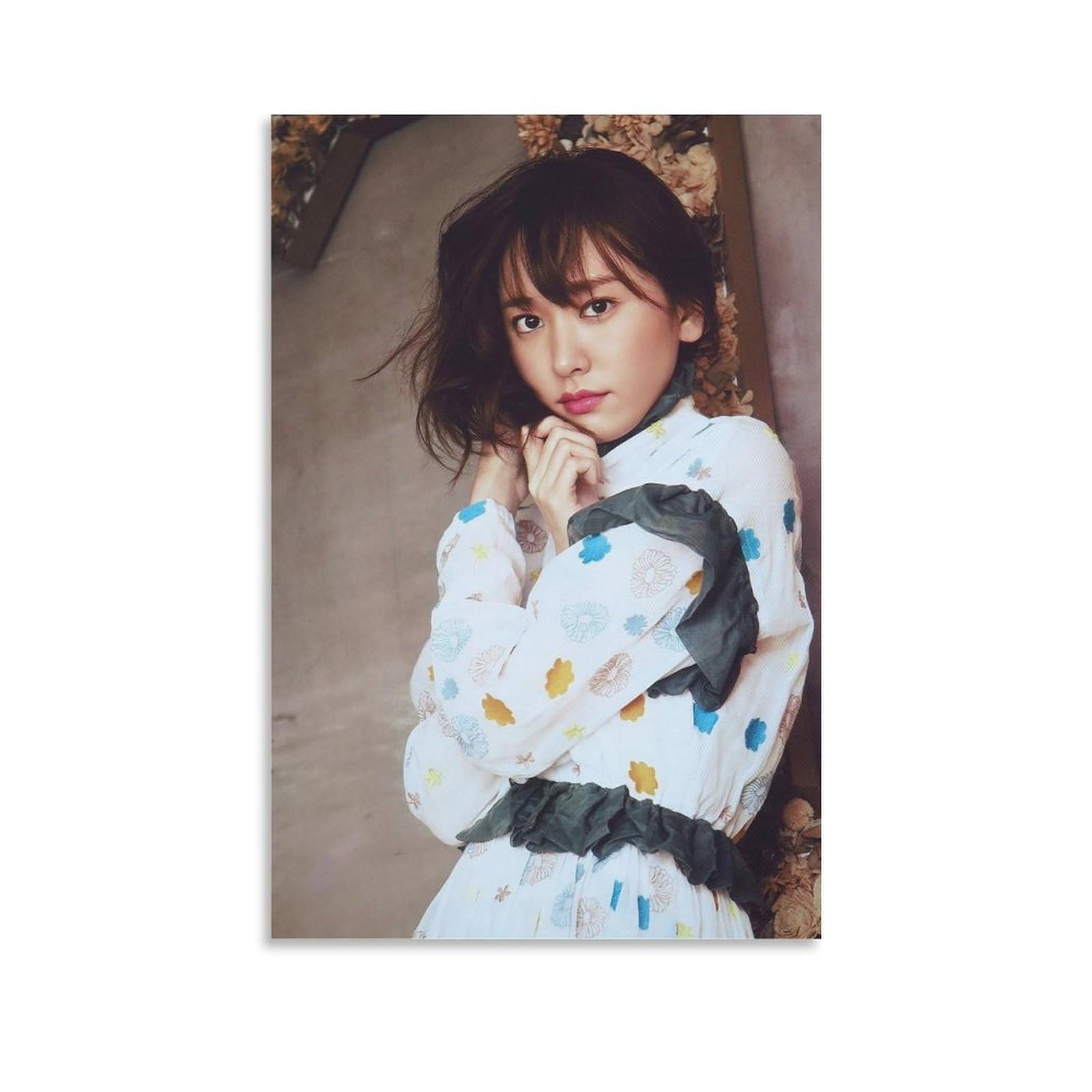 Amazon.co.jp: 女優 新垣結衣 写真 (1) ポスター 装飾 絵 キャンバス